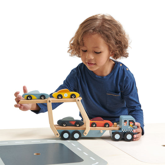 Tender Leaf Toys Car Transporter