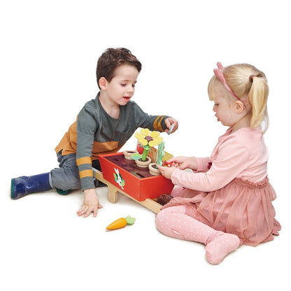 Tender Leaf Toys Garden Wheelbarrow Set