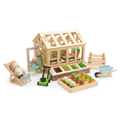 Tender Leaf Toys Wooden Greenhouse & Garden Set