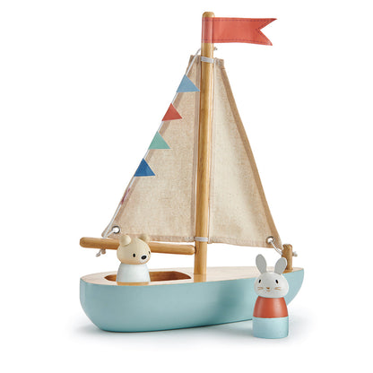 Tender Leaf Toys Sailway Boat