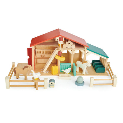 Tender Leaf Toys Wooden Farm Playset