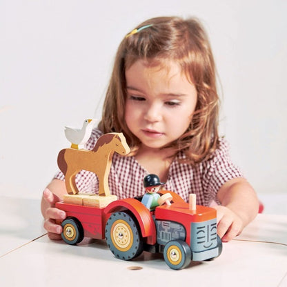 Tender Leaf Toys Farmyard Tractor