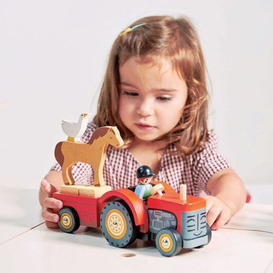 Tender Leaf Toys Farmyard Tractor