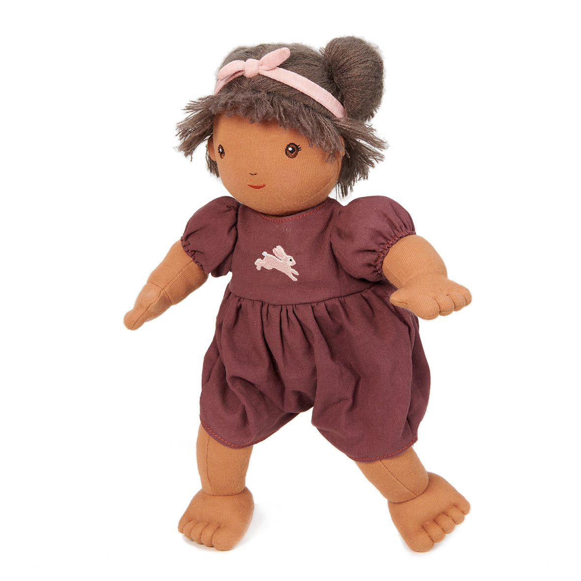 ThreadBear Design Baby Lola Doll With Bunny Romper 