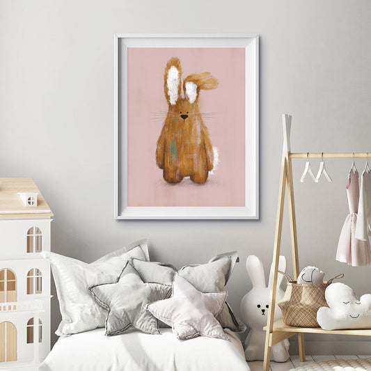 Tigercub Prints Florence the Bunny Nursery Print