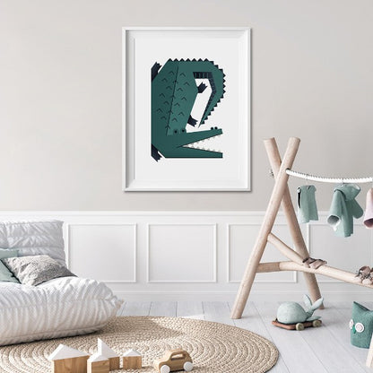 Tigercub Prints Minimal Safari Animals Nursery Prints Set of 3