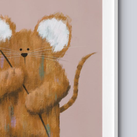 Tigercub Prints Effie the Mouse Nursery Print