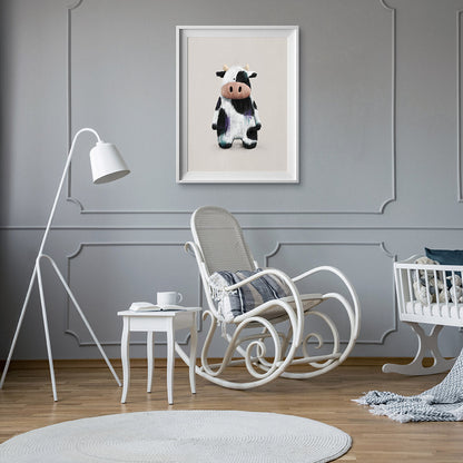 Tigercub Prints Pippa the Cow Farmyard Nursery Print