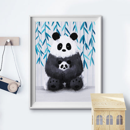 Tigercub Prints Panda Jungle Nursery Print