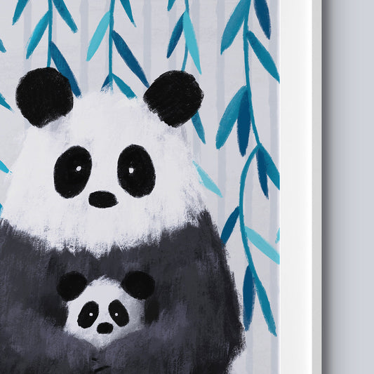Tigercub Prints Panda Jungle Nursery Print