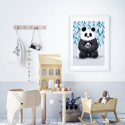 Tigercub Prints Panda Jungle Nursery Print