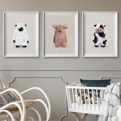 Tigercub Prints Parker, Philippe & Pippa Farmyard Nursery Prints Set of 3