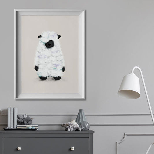 Tigercub Prints Philippe the Sheep Farmyard Nursery Print