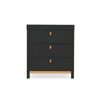 CuddleCo Rafi Dresser & Changer - Oak & Black