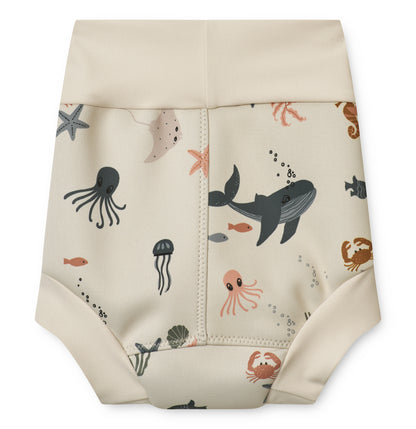 Liewood Valentin Nappy Swim Pants - Sea Creature / Sandy