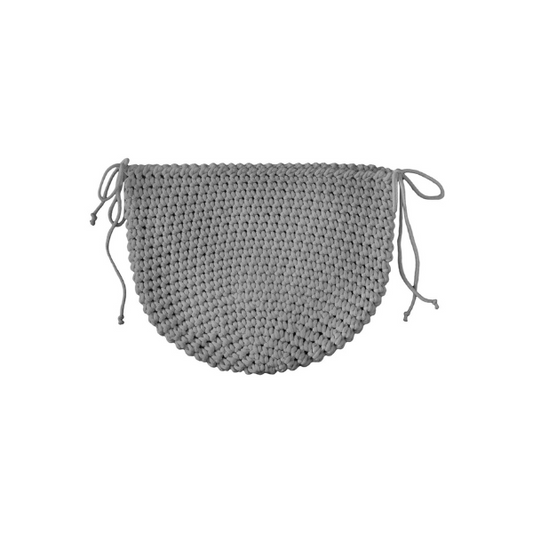 Zuri House Crochet Pocket - Dark Grey