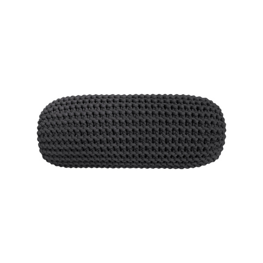 Zuri House Knitted Neck Cushion - Charcoal
