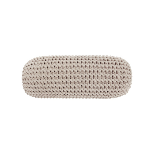 Zuri House Knitted Neck Cushion - Beige