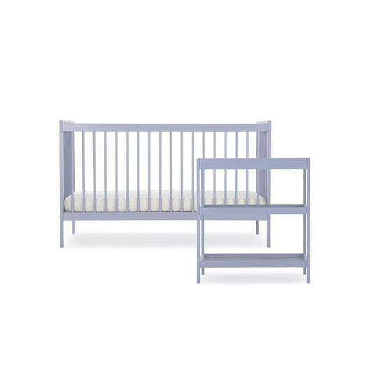 CuddleCo Nola Nursery Furniture Set (2 Pcs) - Flint Blue