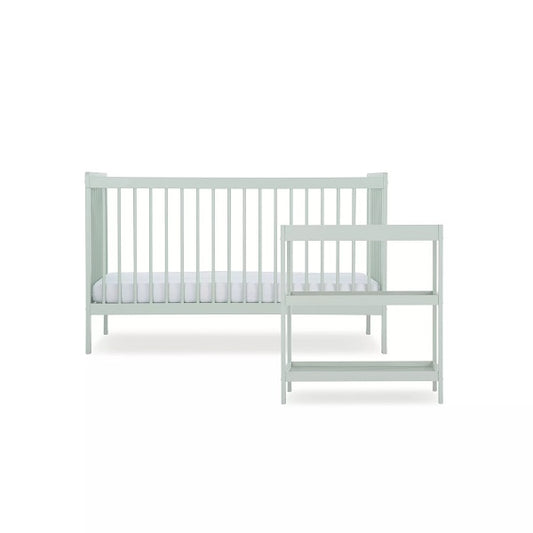CuddleCo Nola Nursery Furniture Set (2 Pcs) - Sage Green