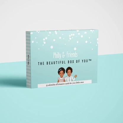 Philly & Friends The Beautiful Box of You™ - 35 Adorable Affirmation Cards for Kids