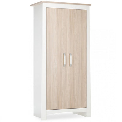 CuddleCo Ada Nursery Wardrobe - White & Ash