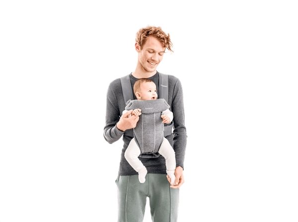 BabyBjorn Baby Carrier Mini - Light Grey 3D Jersey - Scandibørn