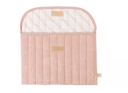 Nobodinoz Bagatelle Pouch in White Bubble / Misty Pink
