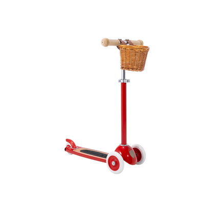 Banwood Kids Scooter - Red (Inc. Basket)