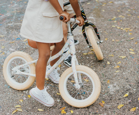 Banwood X Marest First Go Balance Bike - Allegra White