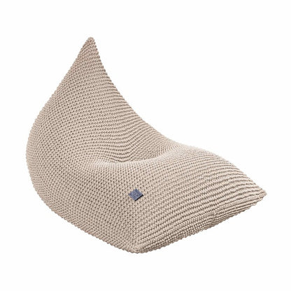 Zuri House Kids Knitted Bean Bag - Beige