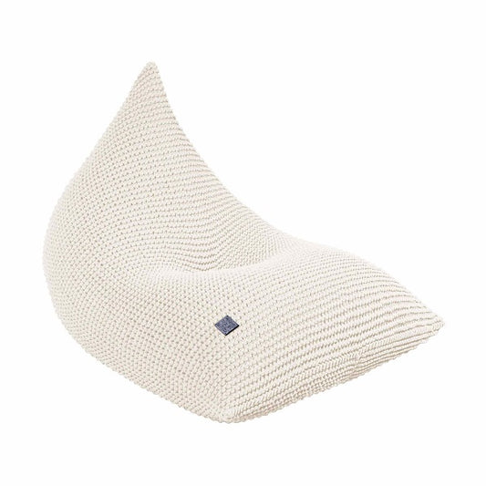 Zuri House Kids Knitted Bean Bag - Ivory