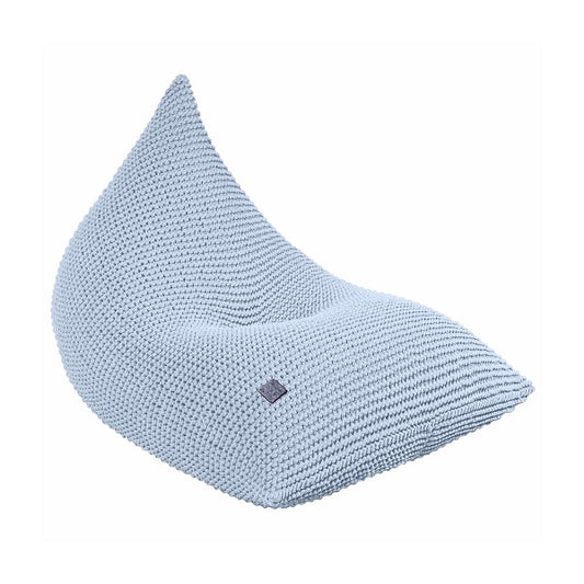 Zuri House Knitted Bean Bag (Kids) - Marl Blue