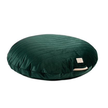 Nobodinoz Sahara Velvet Bean Bag in Jungle Green