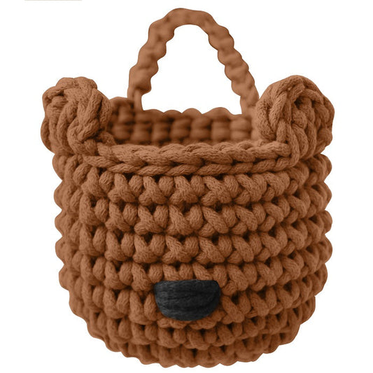 Zuri House Bear Basket - Cinnamon