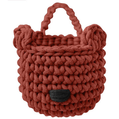 Zuri House Bear Basket - Terracotta