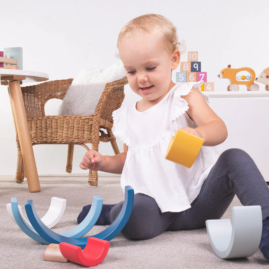 Bigjigs Toys Stacking Rainbow Arches