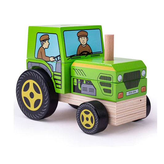 Bigjigs Toys Stacking Tractor Toy