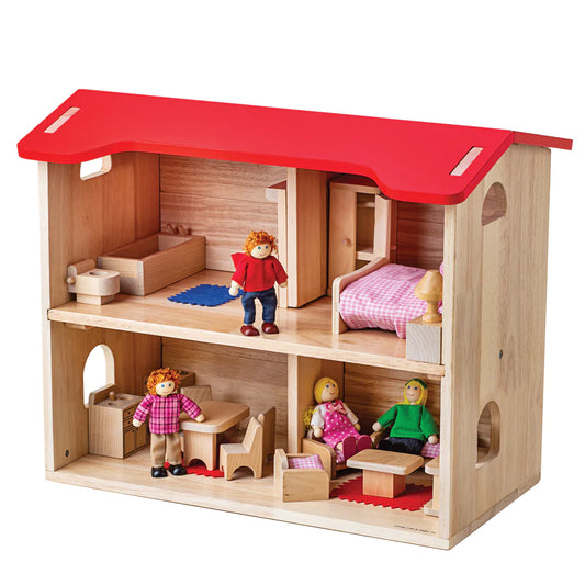BigJigs Toys Complete Dolls House