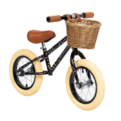 Banwood X Marest First Go Balance Bike - Allegra Black