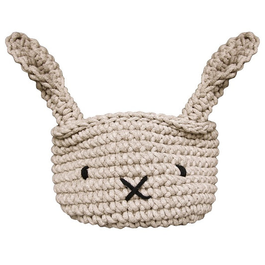 Zuri House Bunny Basket - Beige