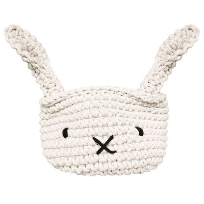 Zuri House Bunny Basket - Ivory