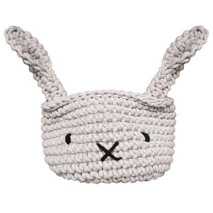 Zuri House Bunny Basket - Oatmeal