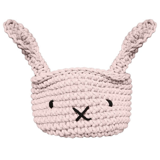 Zuri House Bunny Basket - Pale Pink
