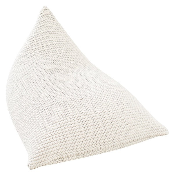 Zuri House Knitted Beanbag - Ivory