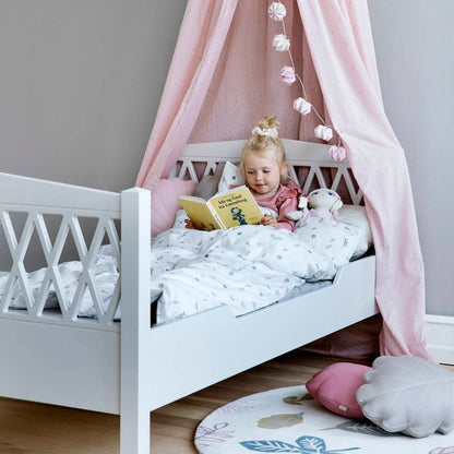 Cam Cam Copenhagen Harlequin Junior Bed 90 x 160cm - Light Sand - Scandibørn