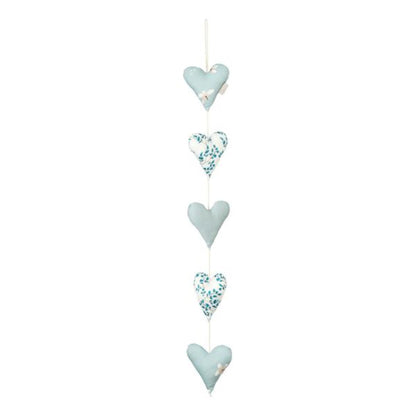 Cam Cam Garland Decorative Hearts - Blue Mix - Scandibørn
