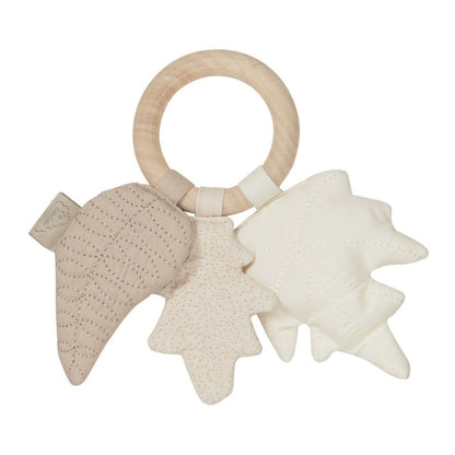Cam Cam Gift Box with Swaddle and Leaves Rattle - Fawn - Scandibørn