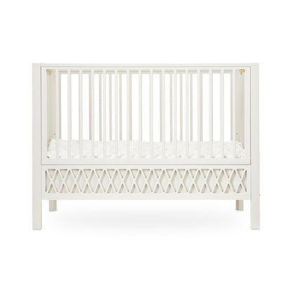 Cam Cam Harlequin Baby Cot Bed in Sand 60 x 120cm (Slatted Ends) - Scandibørn