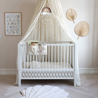 Cam Cam Harlequin Baby Cot Bed (60 x 120cm) - Light Sand
